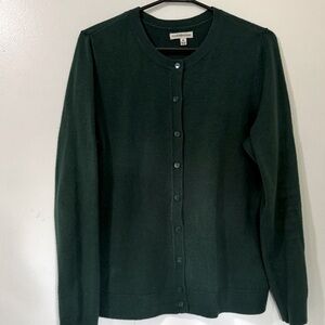 Croft & Barrow | Green Cotton Cardigan